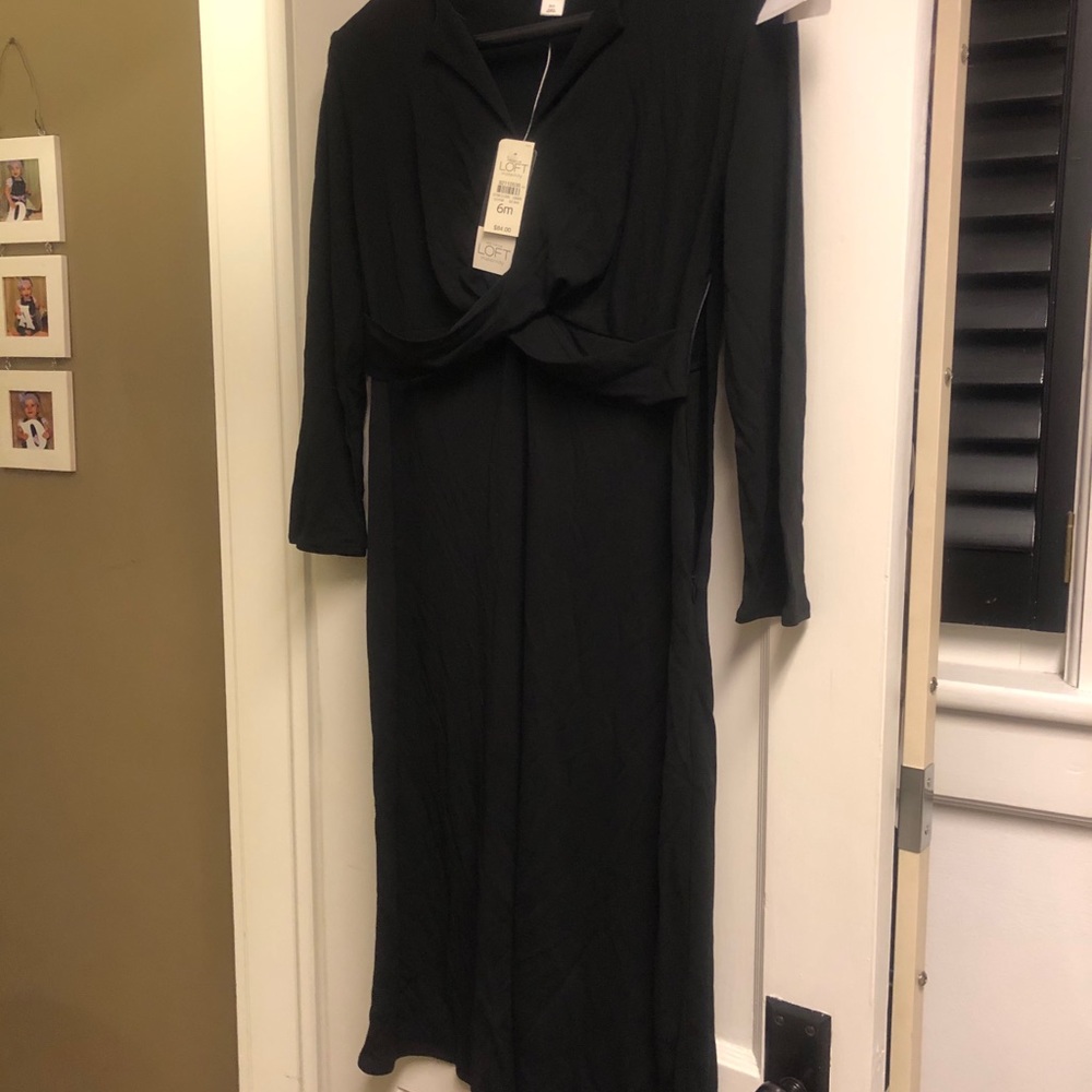 Ann taylor black dress with tags.